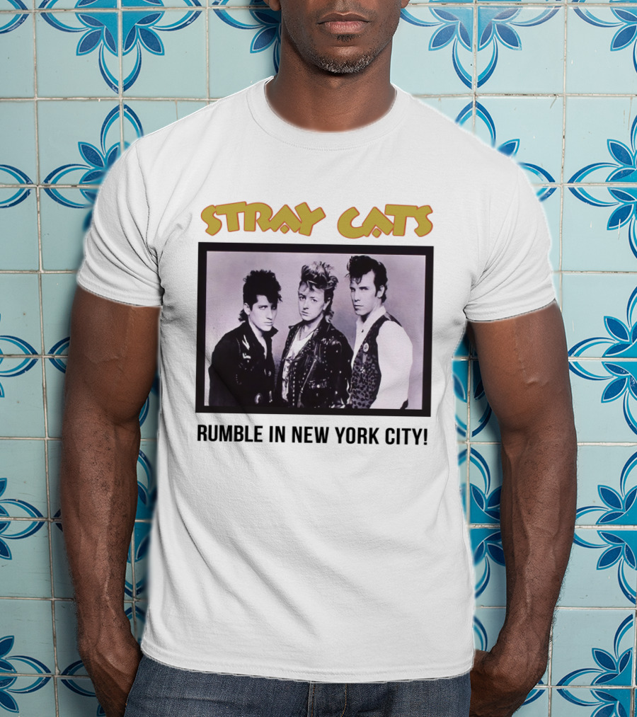Stray Cats Rumble In New York City T-Shirt