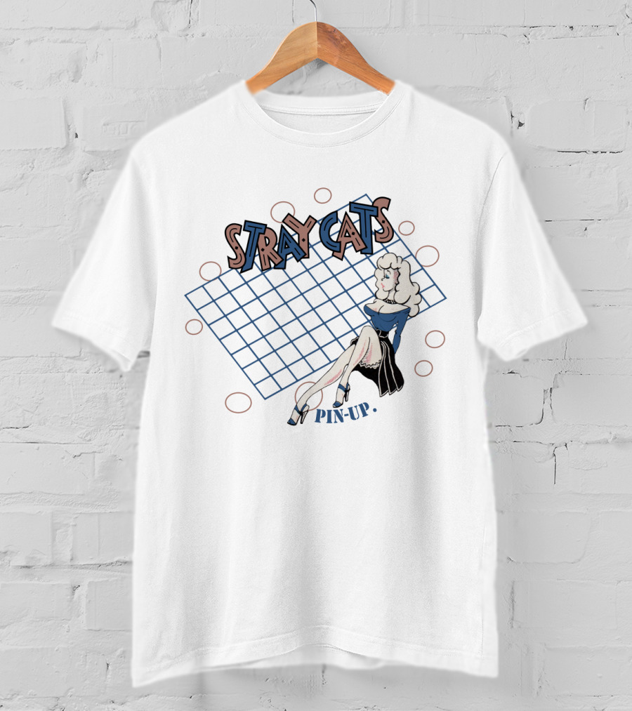 Stray Cats Pin-Up T-Shirt