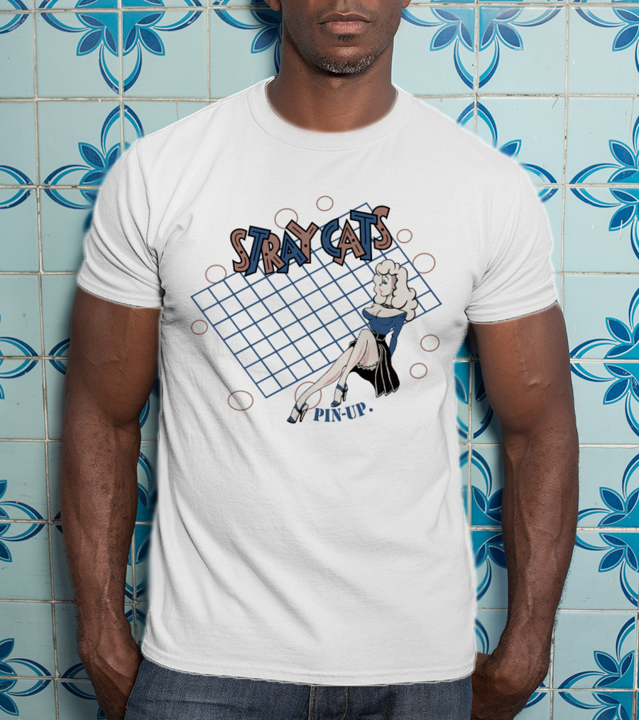 Stray Cats Pin-Up T-Shirt