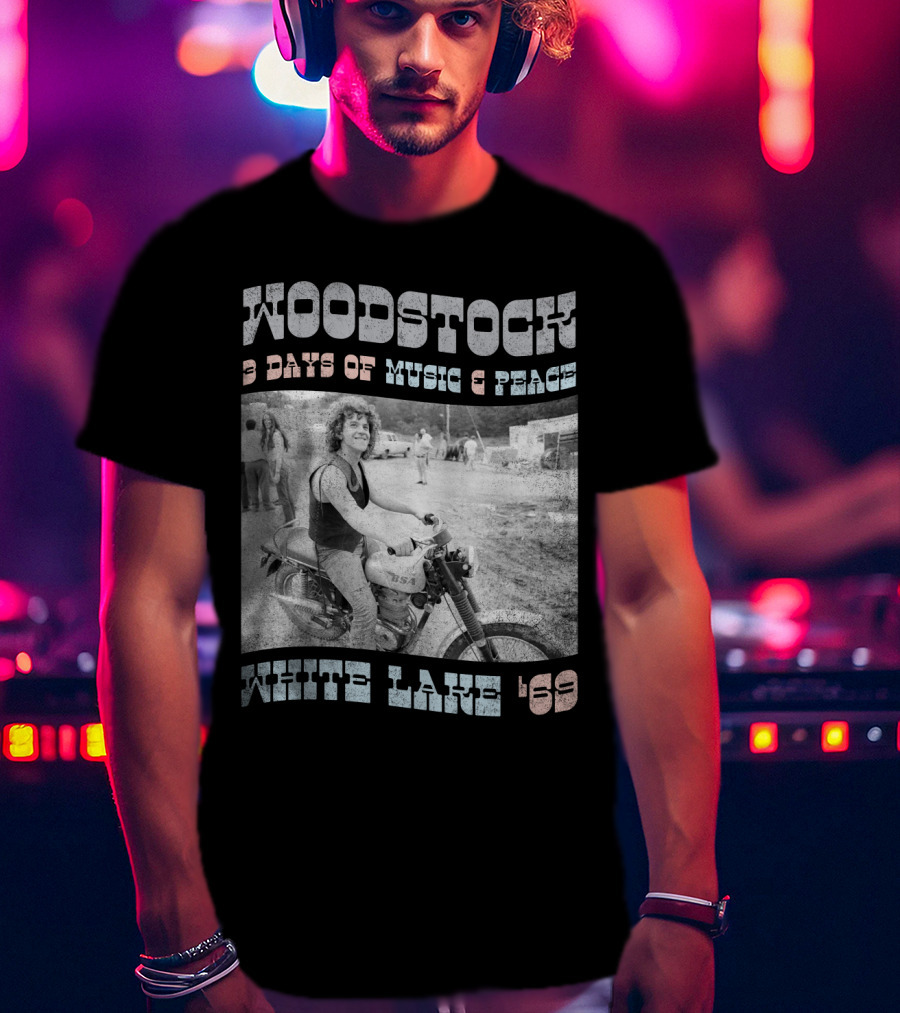 Woodstock 3 Days Of Music & Peace White Lake '69 T-Shirt