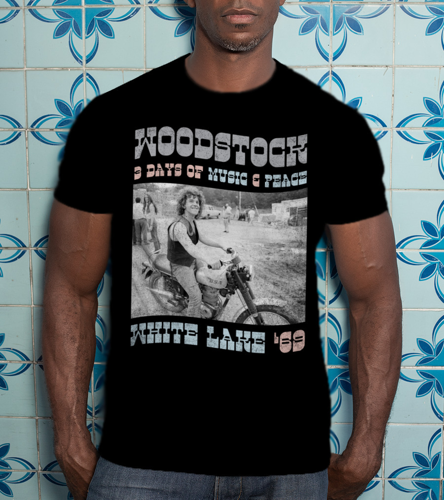 Woodstock 3 Days Of Music & Peace White Lake '69 T-Shirt