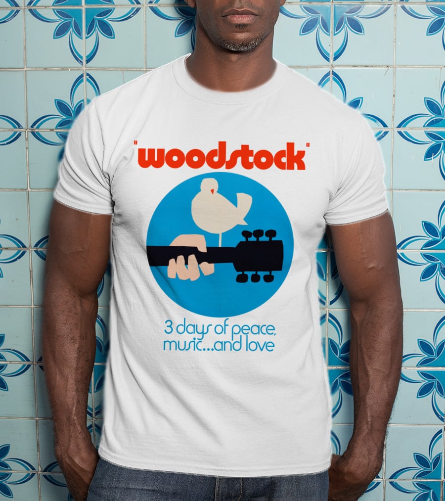 Woodstock 3 Days Of Peace Music And Love T-Shirt