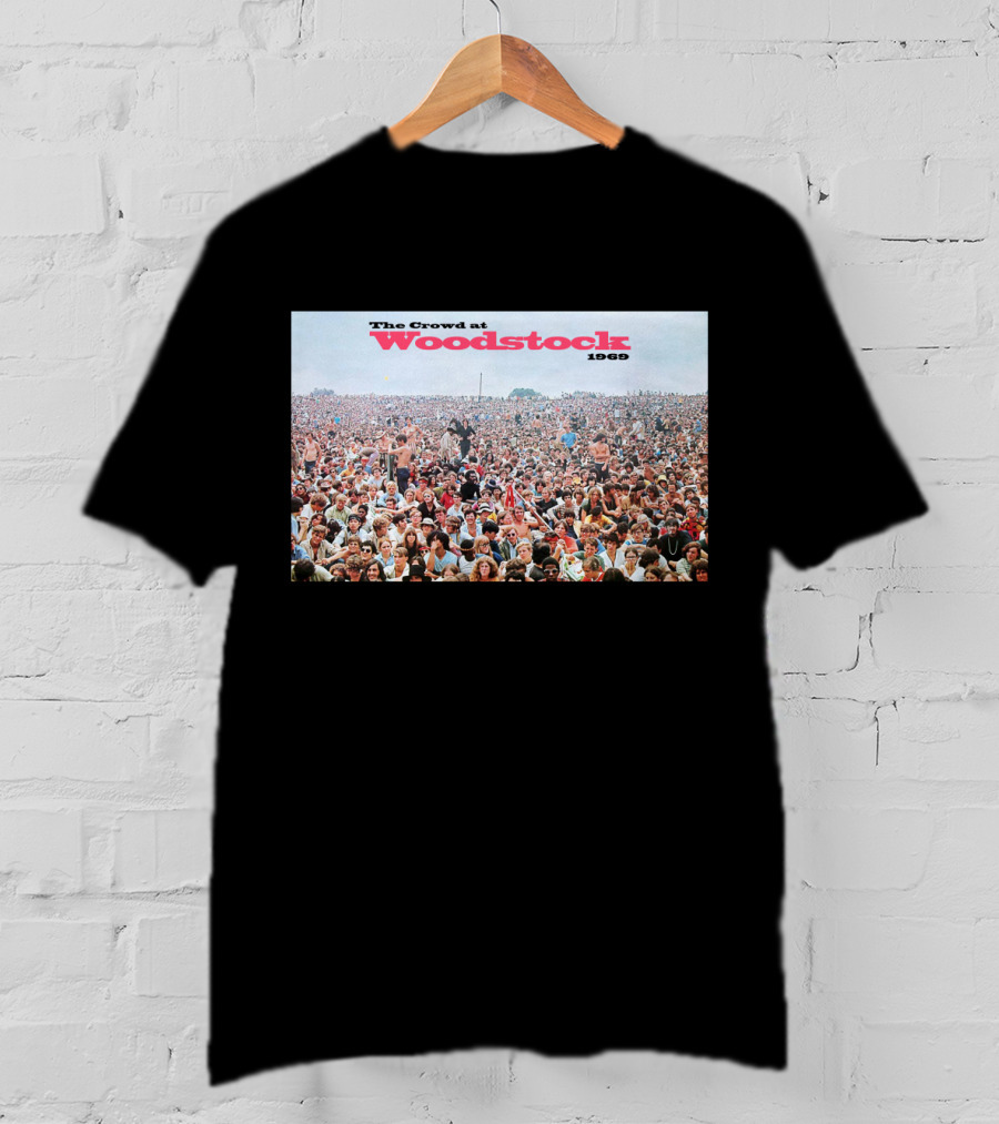 The Crowd At Woodstock 1969 T-Shirt