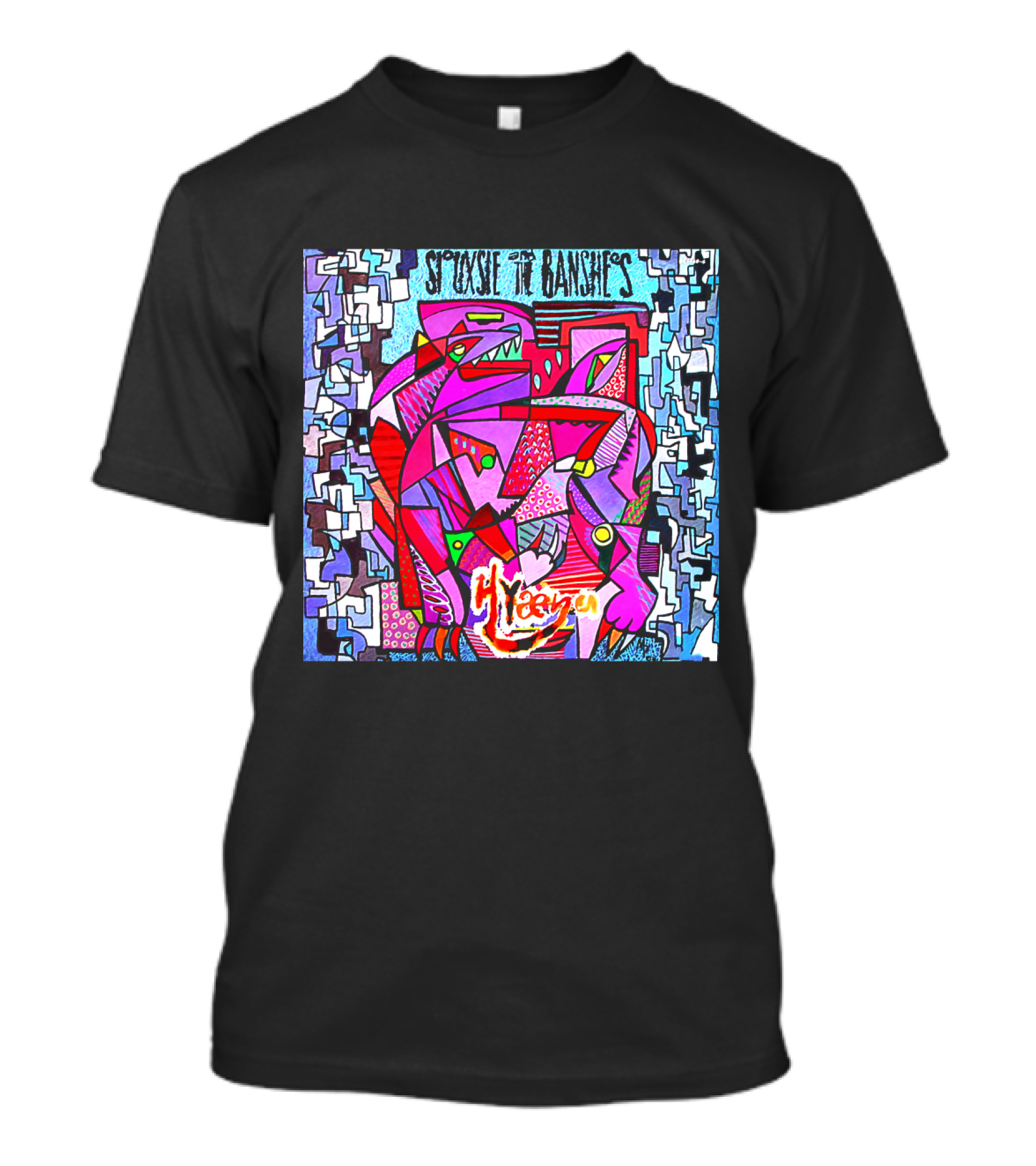 Siouxsie And The Banshees Hyaena Abstract Art T-Shirt