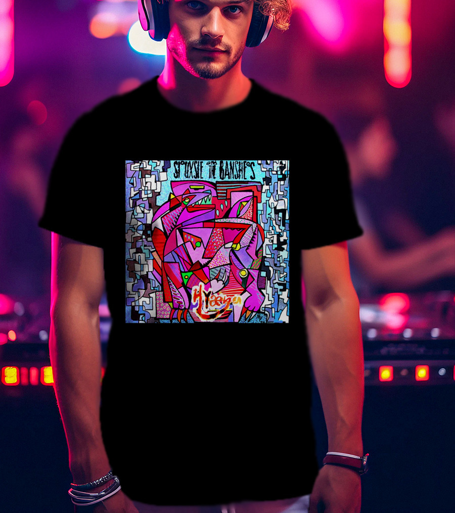 Siouxsie And The Banshees Hyaena Abstract Art T-Shirt