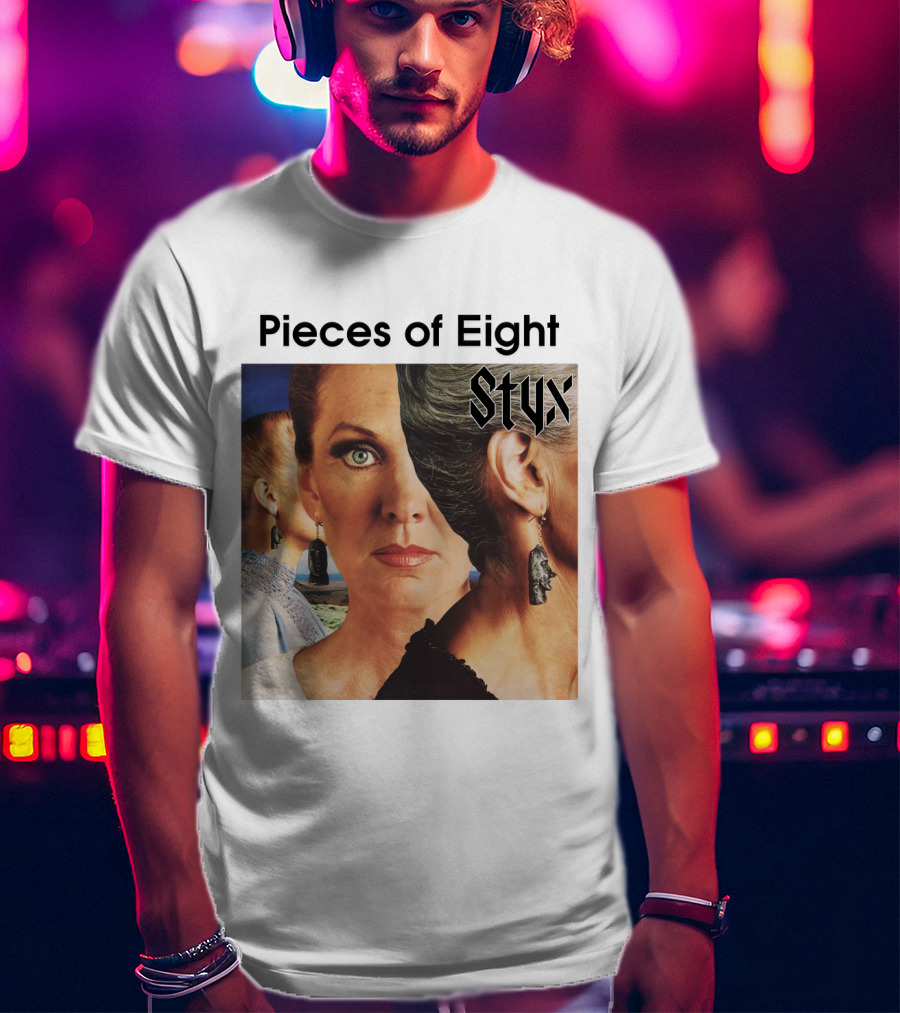 Pieces Of Eight Styx Album Artwork T-Shirt