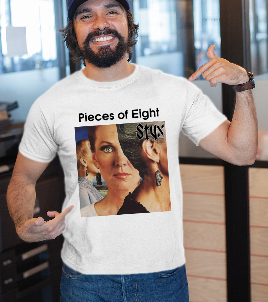 Pieces Of Eight Styx Album Artwork T-Shirt