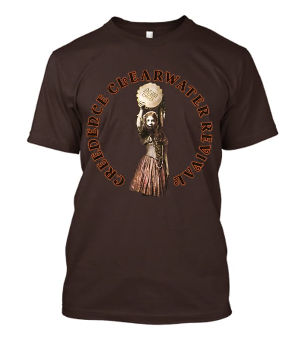 Creedence Clearwater Revival Vintage Style With Mardi Gras Element T-Shirt