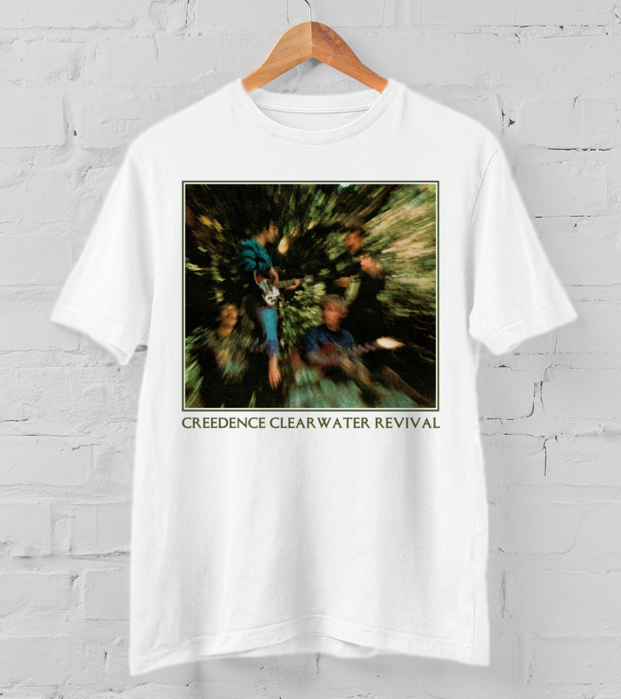 Creedence Clearwater Revival Blurred Band Photo T-Shirt