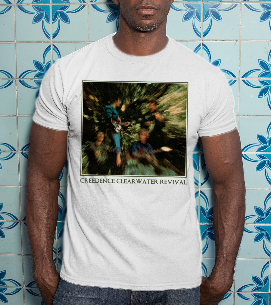 Creedence Clearwater Revival Blurred Band Photo T-Shirt