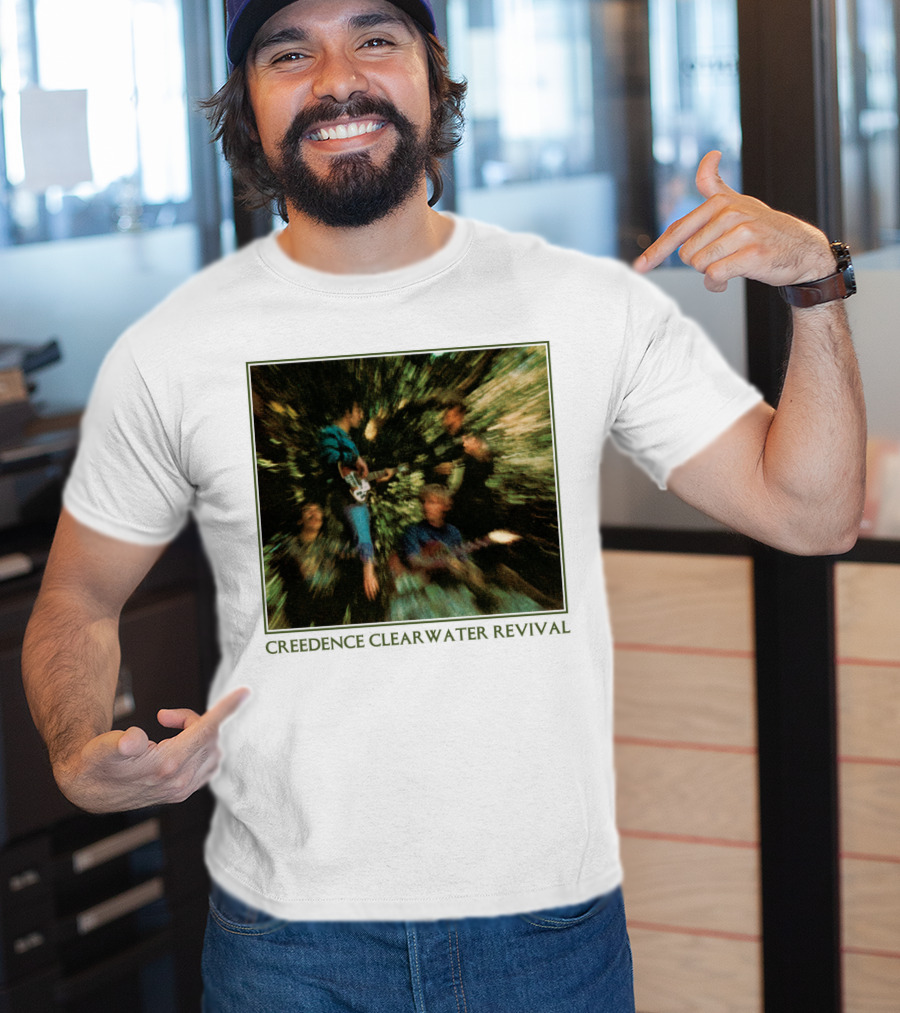 Creedence Clearwater Revival Blurred Band Photo T-Shirt