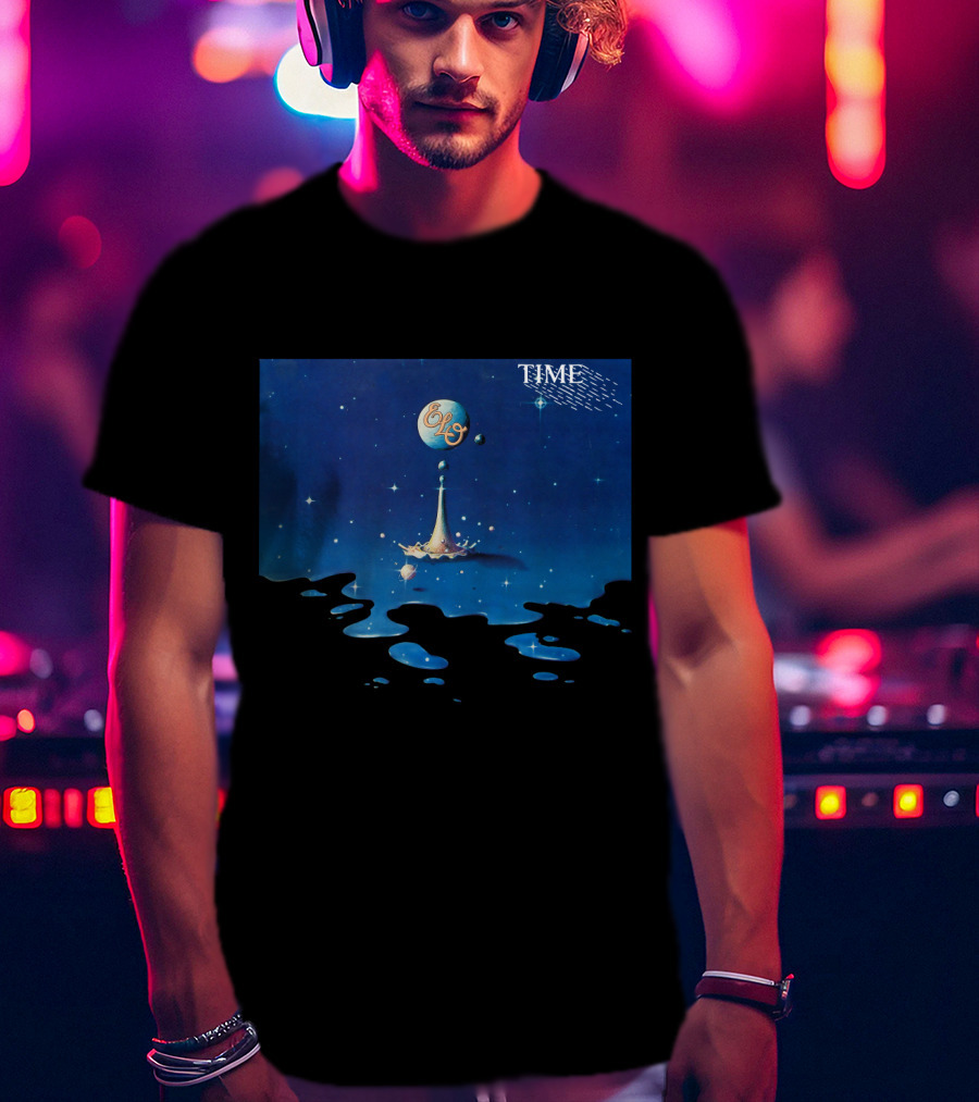 Elo Time Album Cover Space Scene T-Shirt