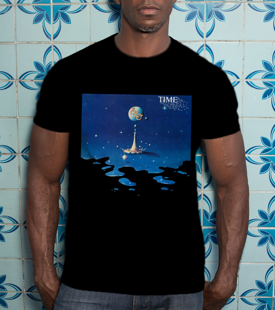 Elo Time Album Cover Space Scene T-Shirt