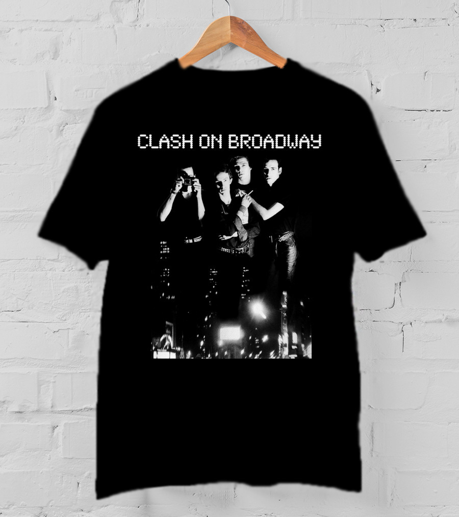 Clash On Broadway Band Group Street Lights Photography T-Shirt