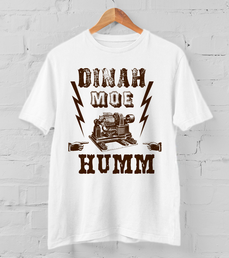 Dinah Moe Humm Lightning Machine Retro Pointing Hands T-Shirt