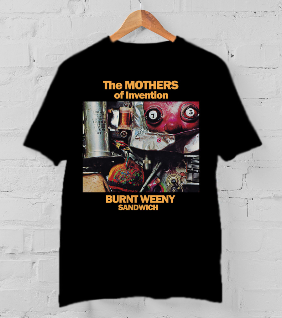 The Mothers Of Invention Burnt Weeny Sandwich Vintage Album Cover T-Shirt