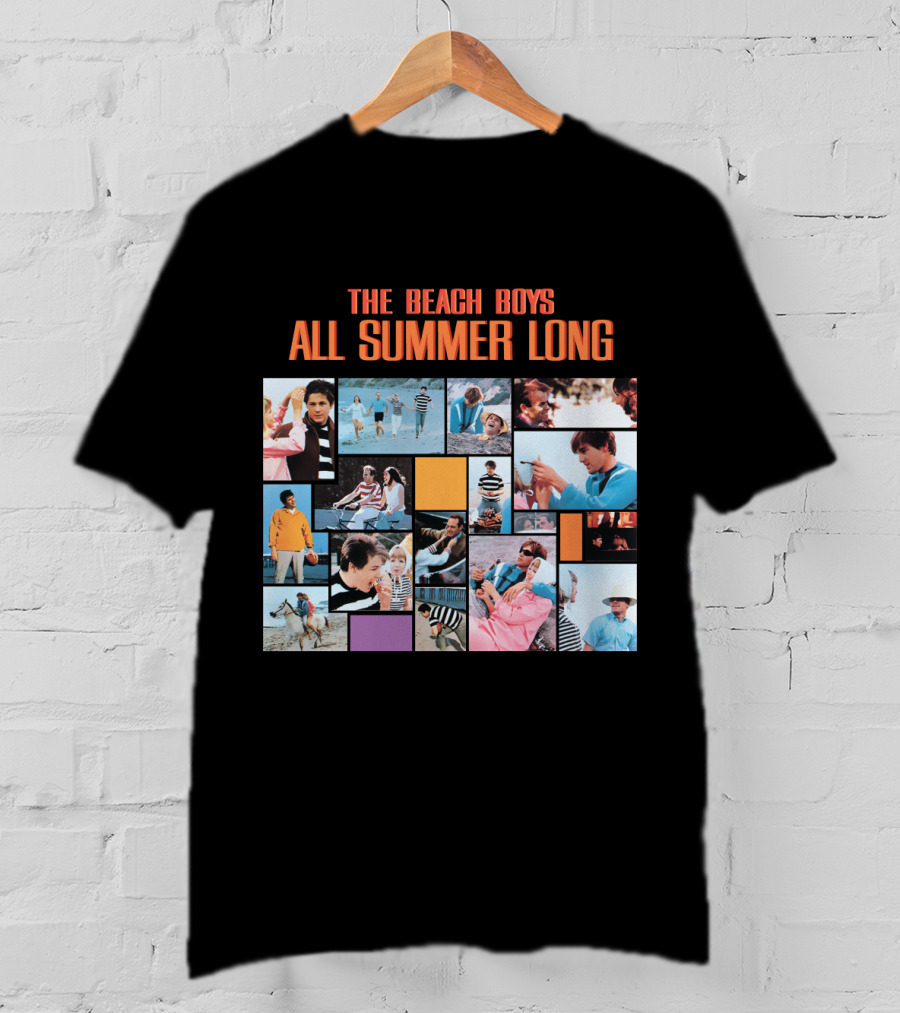 The Beach Boys All Summer Long Collage Vibrant Nostalgic T-Shirt
