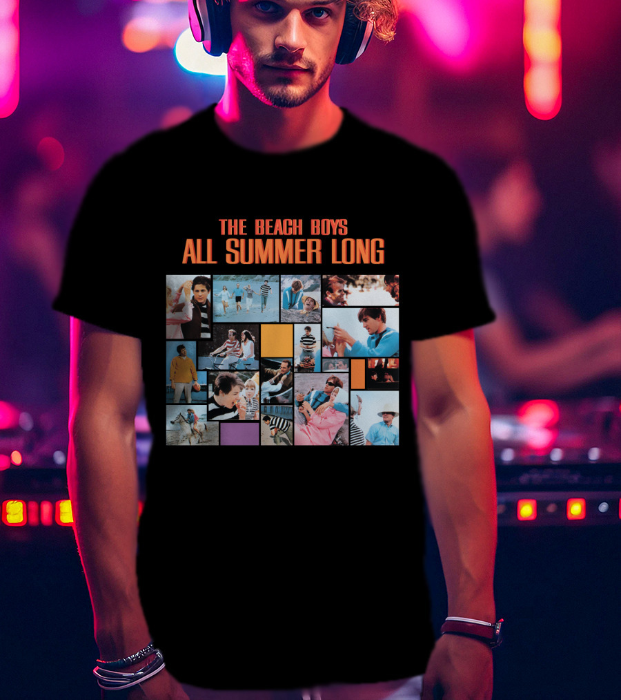 The Beach Boys All Summer Long Collage Vibrant Nostalgic T-Shirt