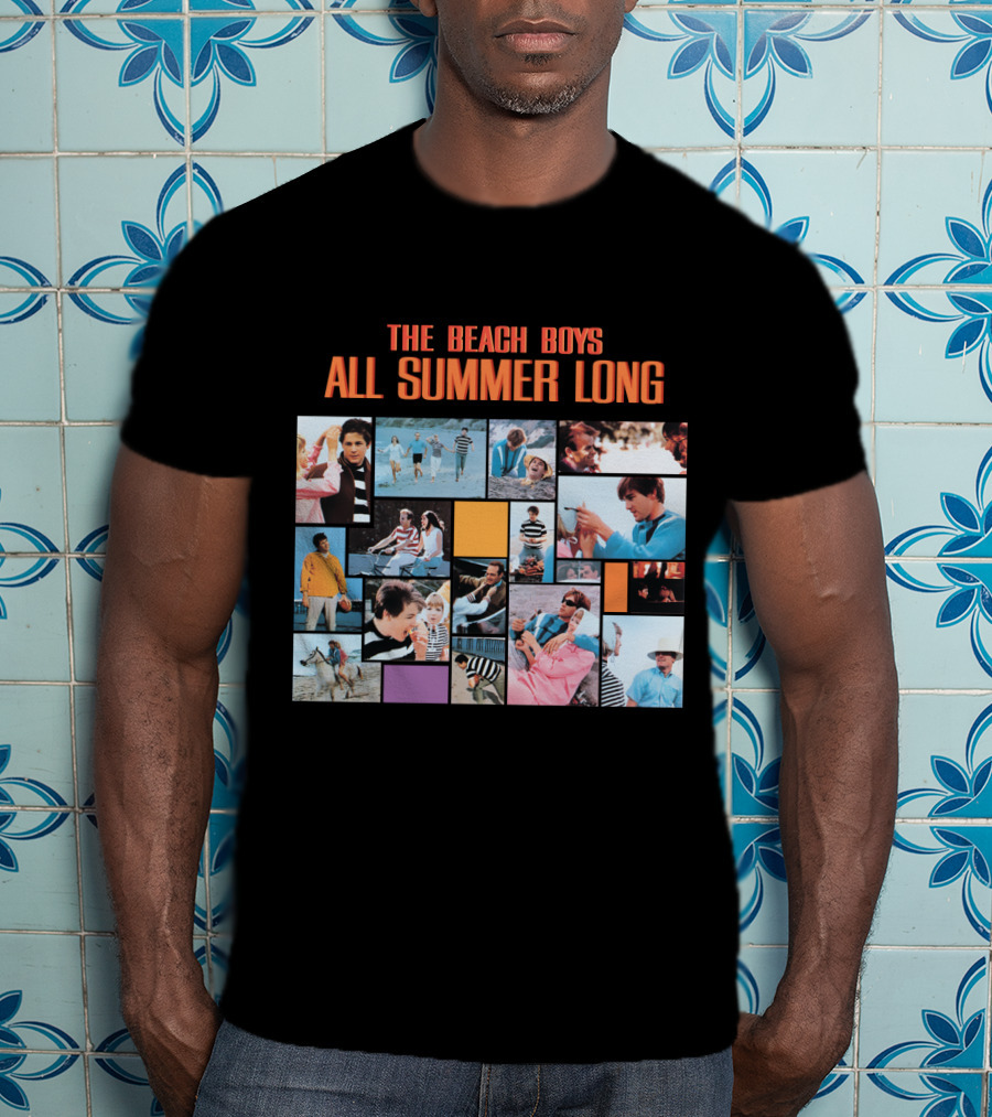 The Beach Boys All Summer Long Collage Vibrant Nostalgic T-Shirt