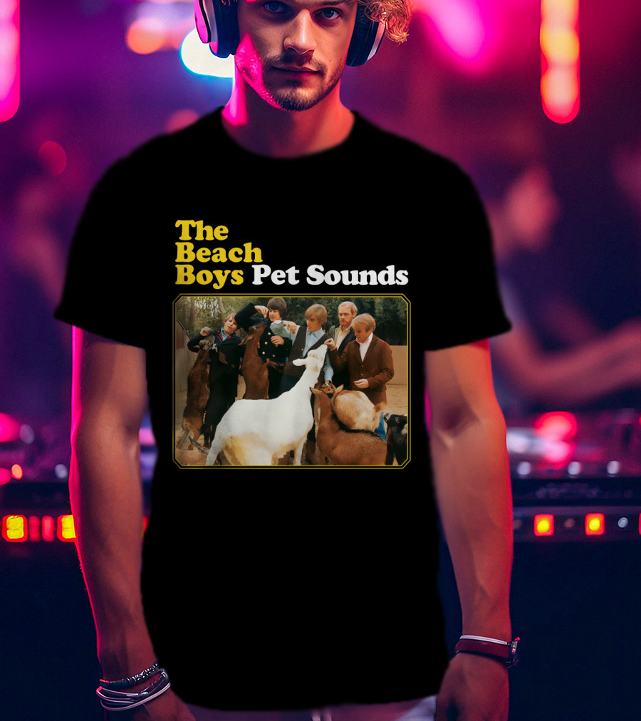 The Beach Boys Pet Sounds Album Cover Goat Farm Scene T-Shirt