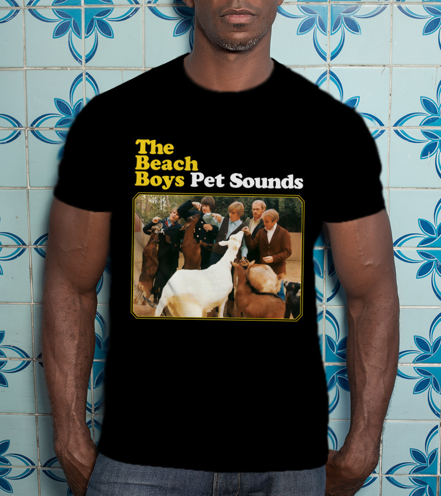 The Beach Boys Pet Sounds Album Cover Goat Farm Scene T-Shirt
