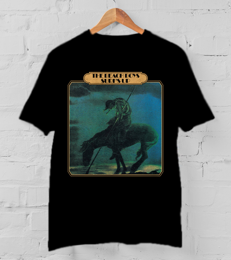 The Beach Boys Surf's Up Vintage Album Cover Art Rider On Horseback T-Shirt