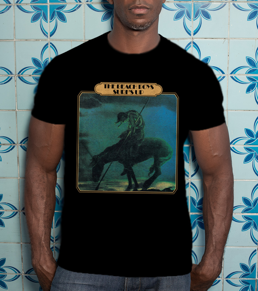 The Beach Boys Surf's Up Vintage Album Cover Art Rider On Horseback T-Shirt