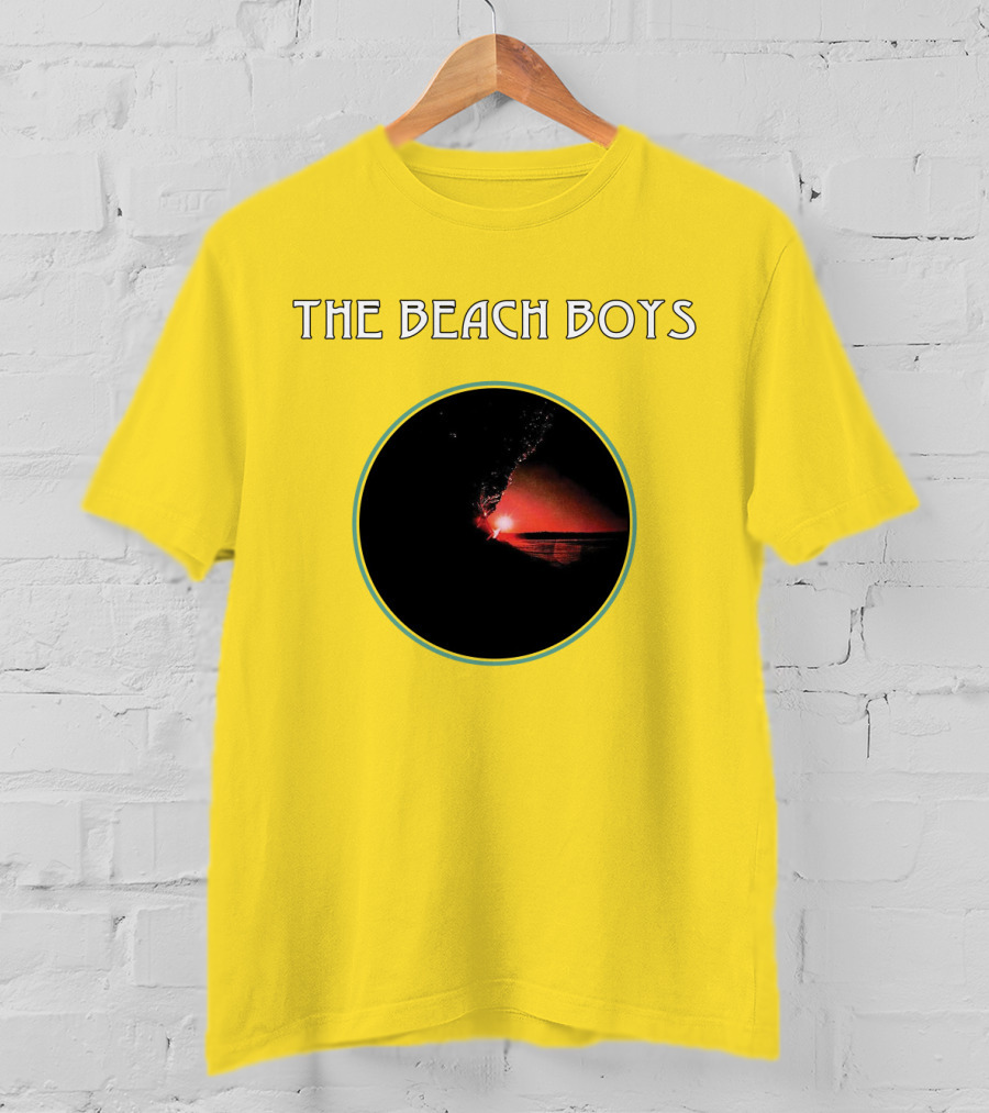 The Beach Boys Surfing Sunset Circle T-Shirt
