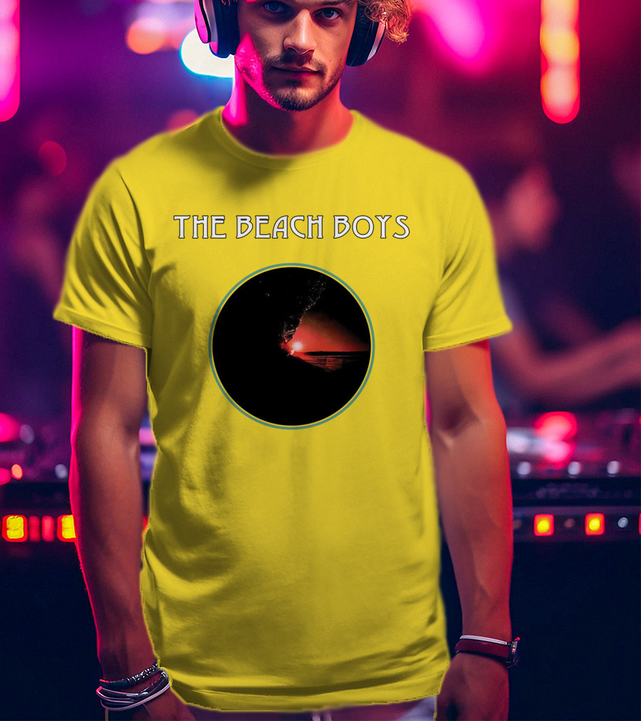 The Beach Boys Surfing Sunset Circle T-Shirt