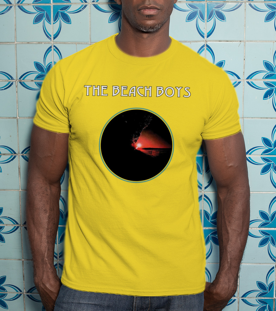 The Beach Boys Surfing Sunset Circle T-Shirt