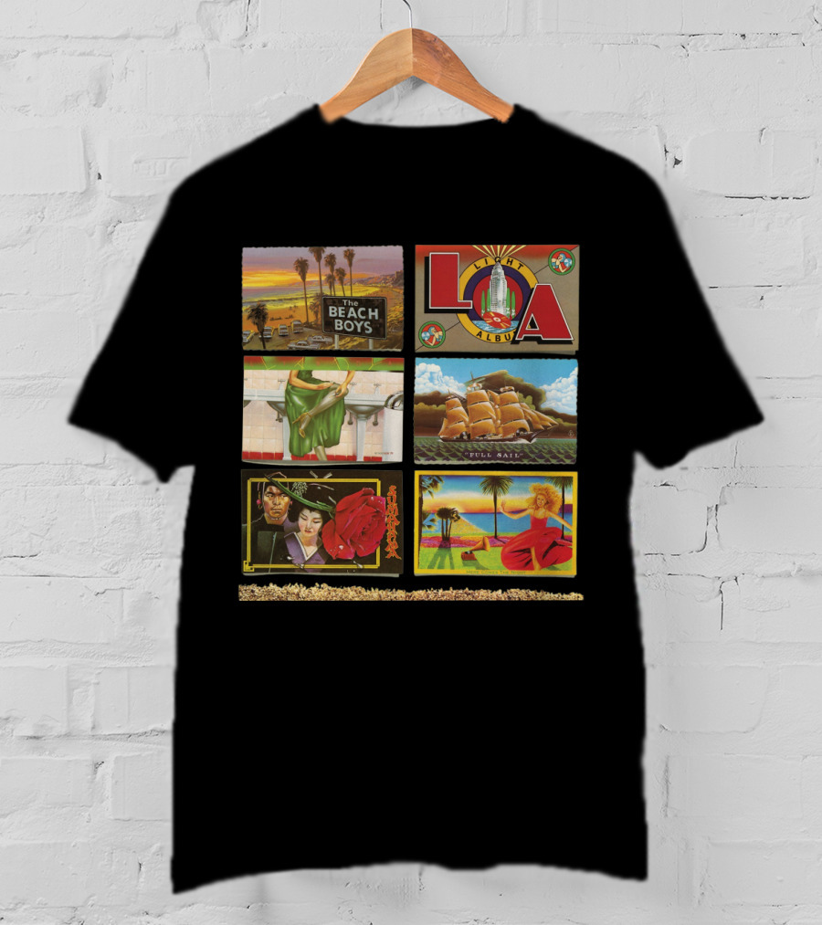 The Beach Boys L.a. Album Full Sail Retro Artwork T-Shirt