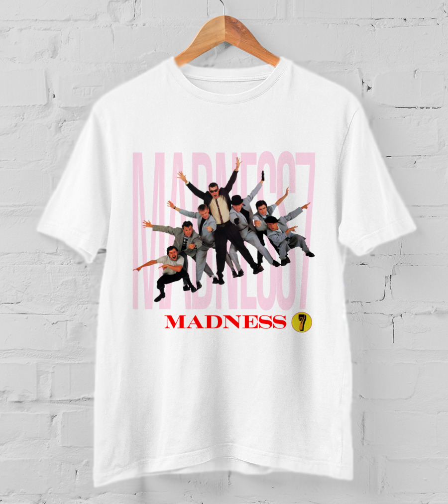 Madness 7 Band Group Pose T-Shirt