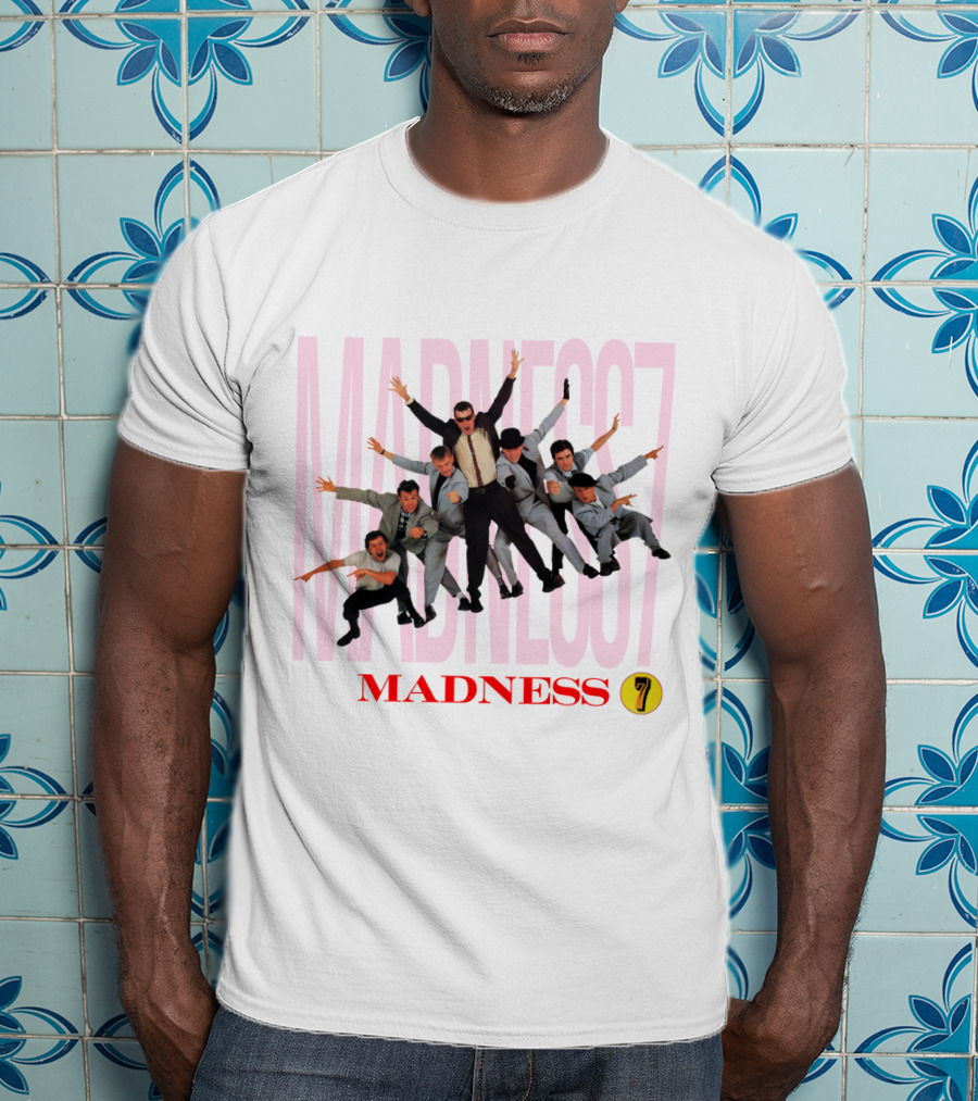 Madness 7 Band Group Pose T-Shirt