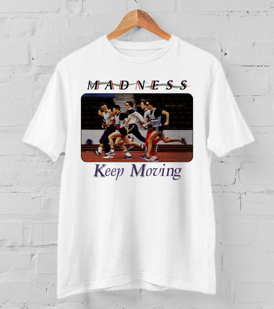 Madness Keep Moving Running Team 1983 Album Cover T-Shirt