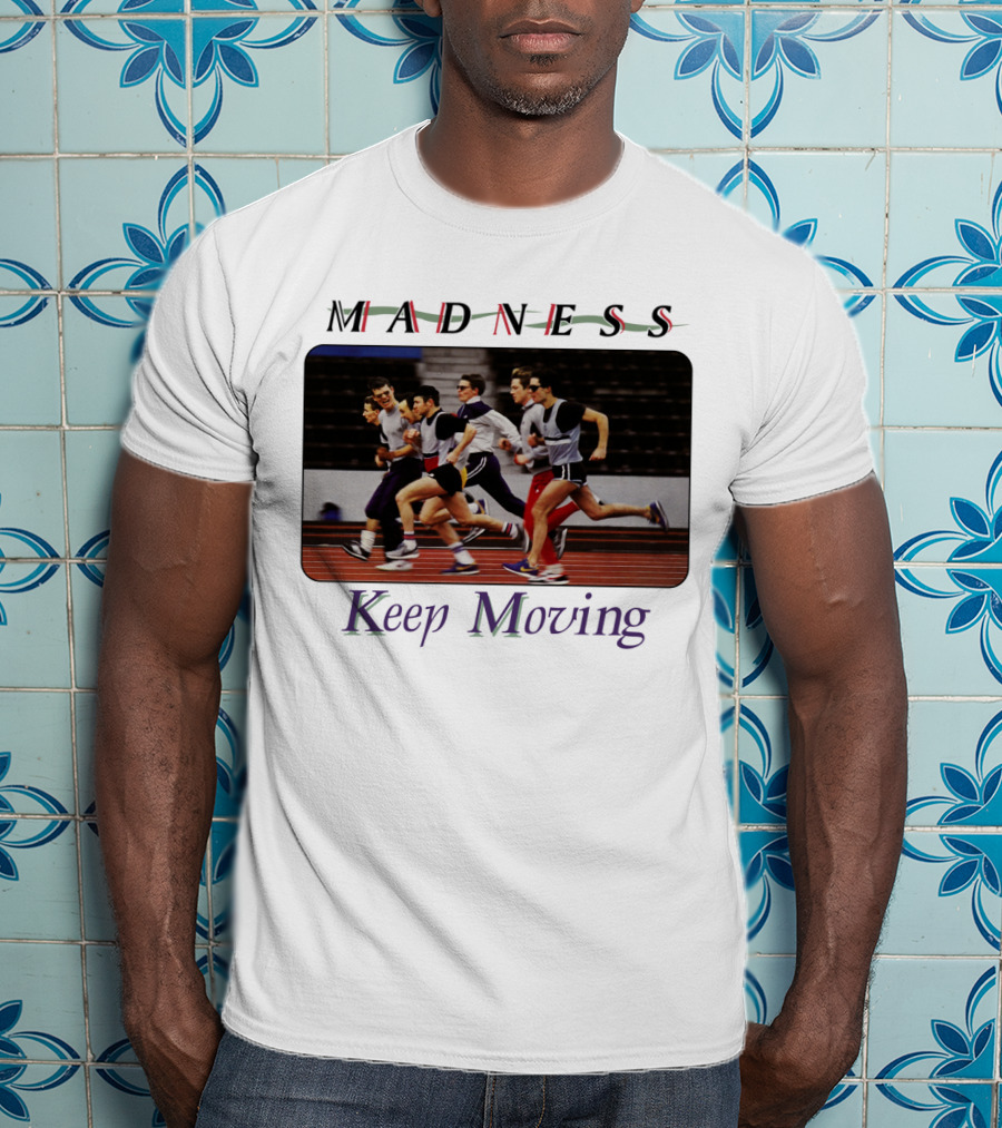 Madness Keep Moving Running Team 1983 Album Cover T-Shirt
