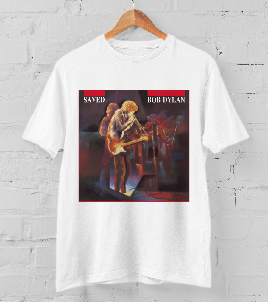 Bob Dylan Saved Live Performance Artwork T-Shirt