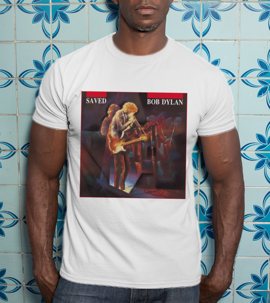 Bob Dylan Saved Live Performance Artwork T-Shirt
