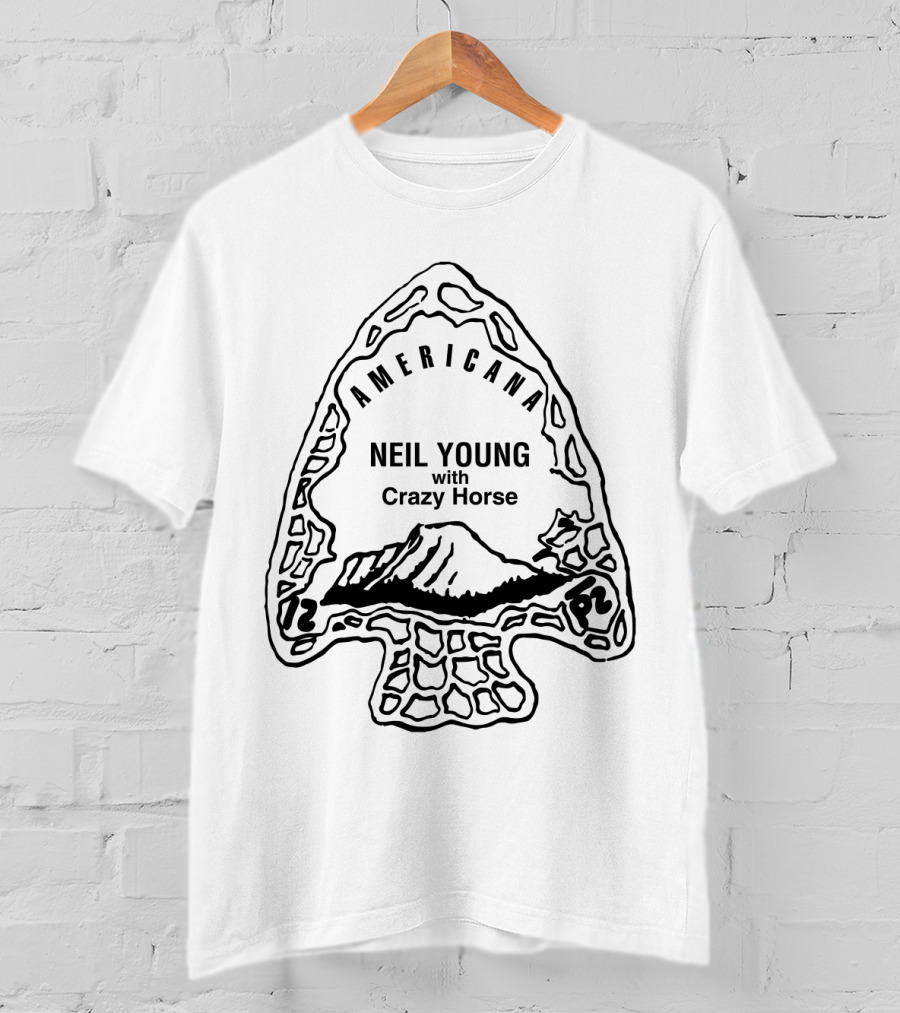Americana Neil Young With Crazy Horse Arrowhead T-Shirt