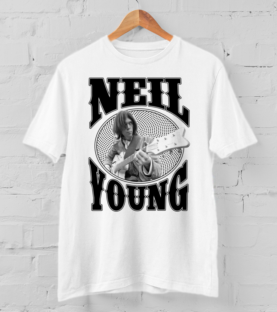 Neil Young Music Icon Vintage Style T-Shirt