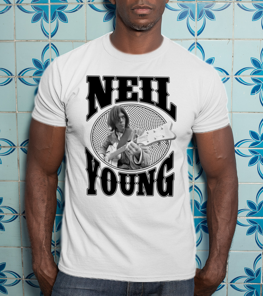 Neil Young Music Icon Vintage Style T-Shirt