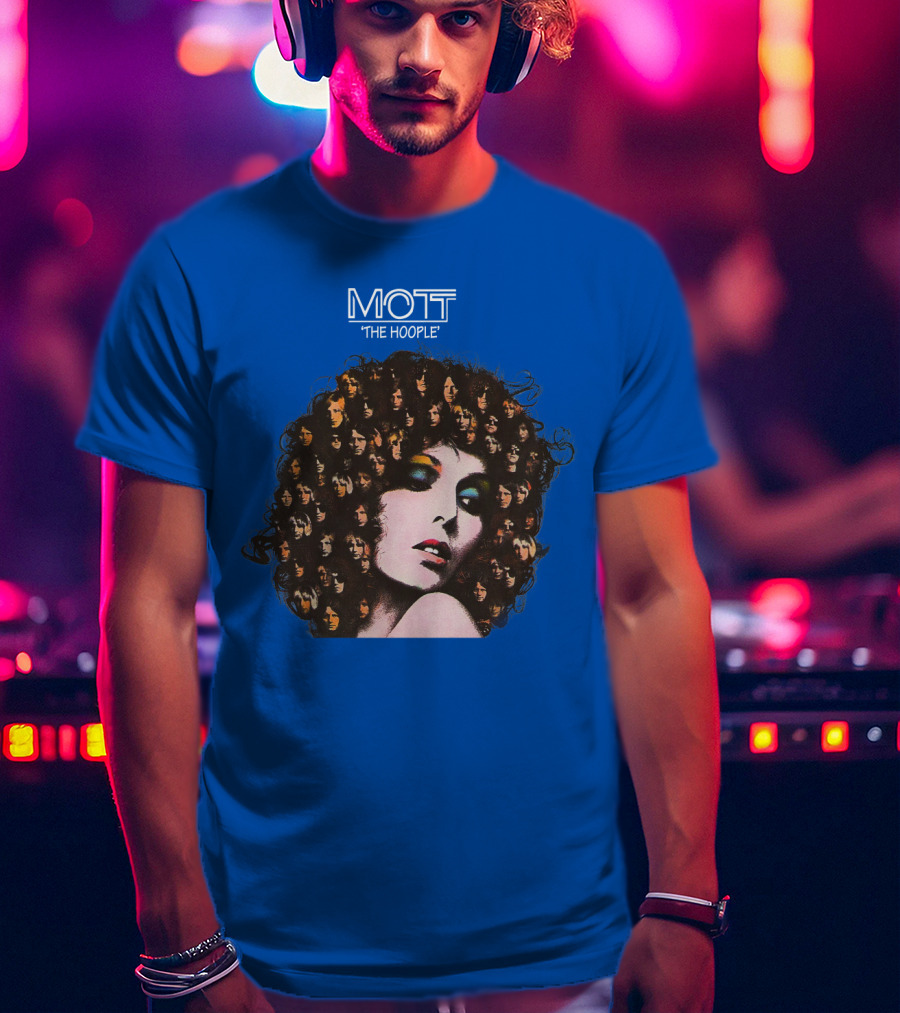 Mott The Hoople Vintage Band Collage T-Shirt