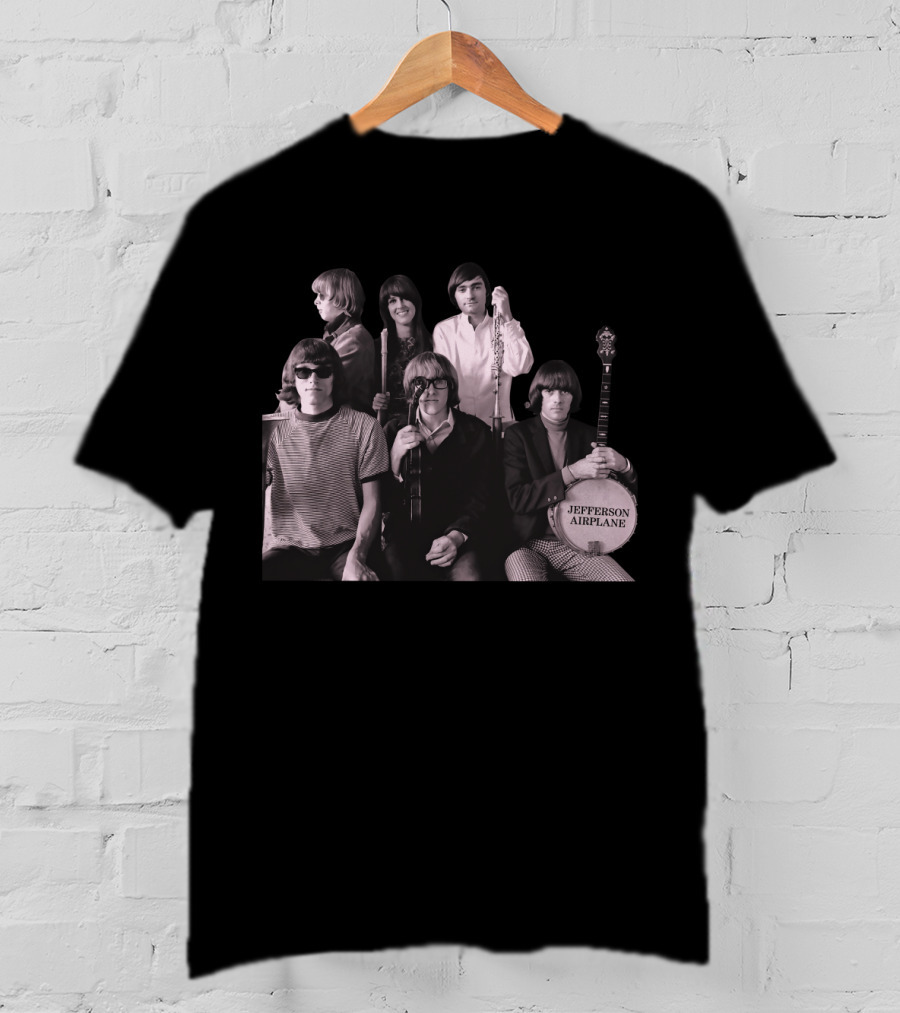 Jefferson Airplane Vintage Band Photo T-Shirt