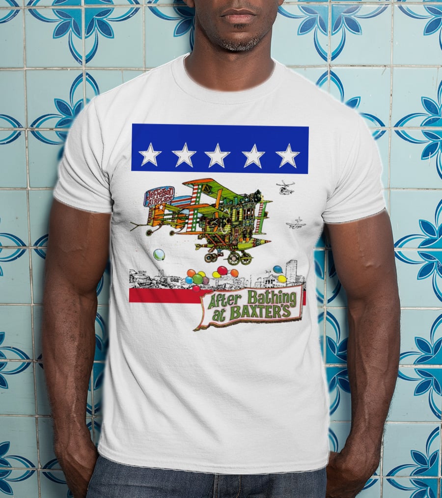Jefferson Airplane After Bathing At Baxter's Vintage Artwork T-Shirt