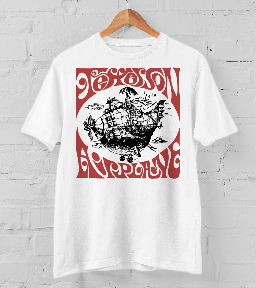 Jefferson Airplane Psychedelic Spaceship T-Shirt