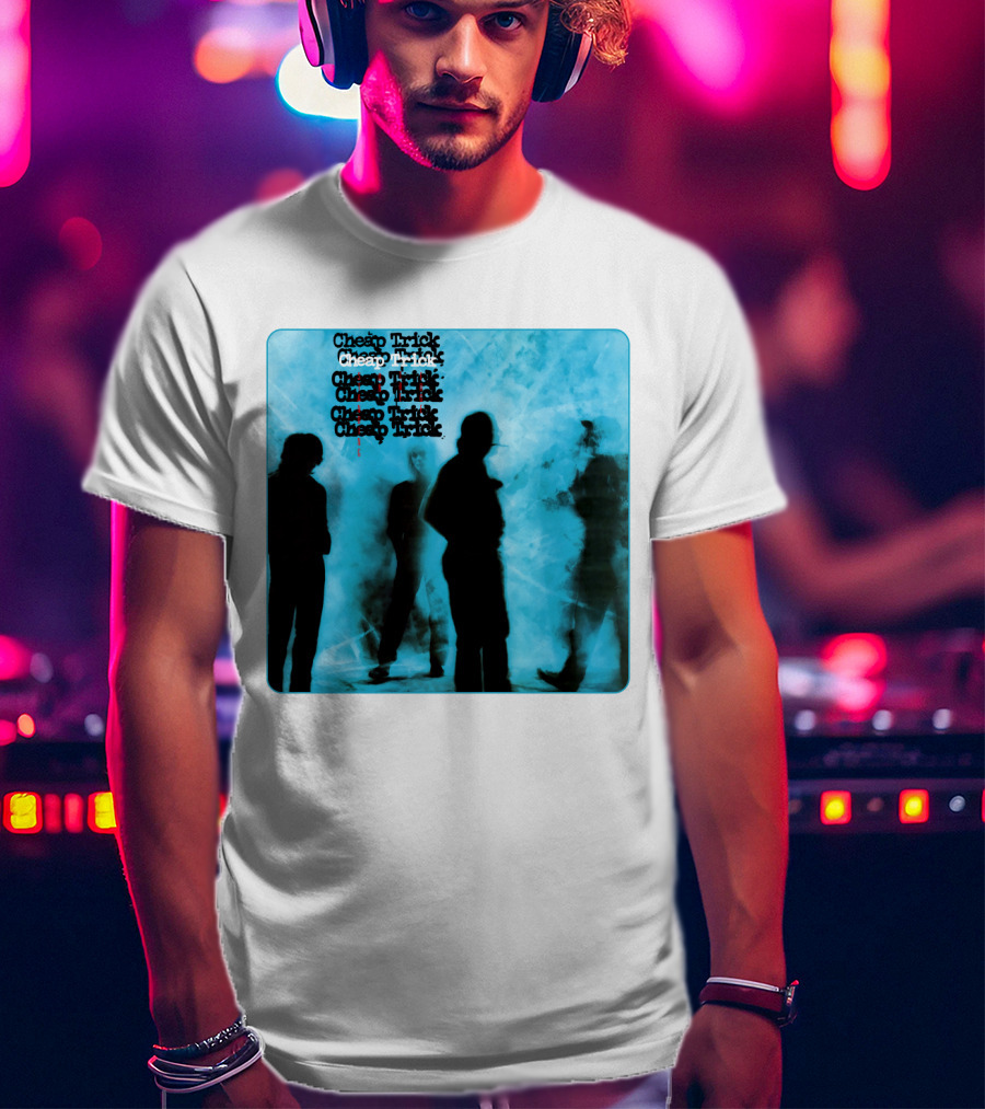 Cheap Trick Silhouettes Blue T-Shirt