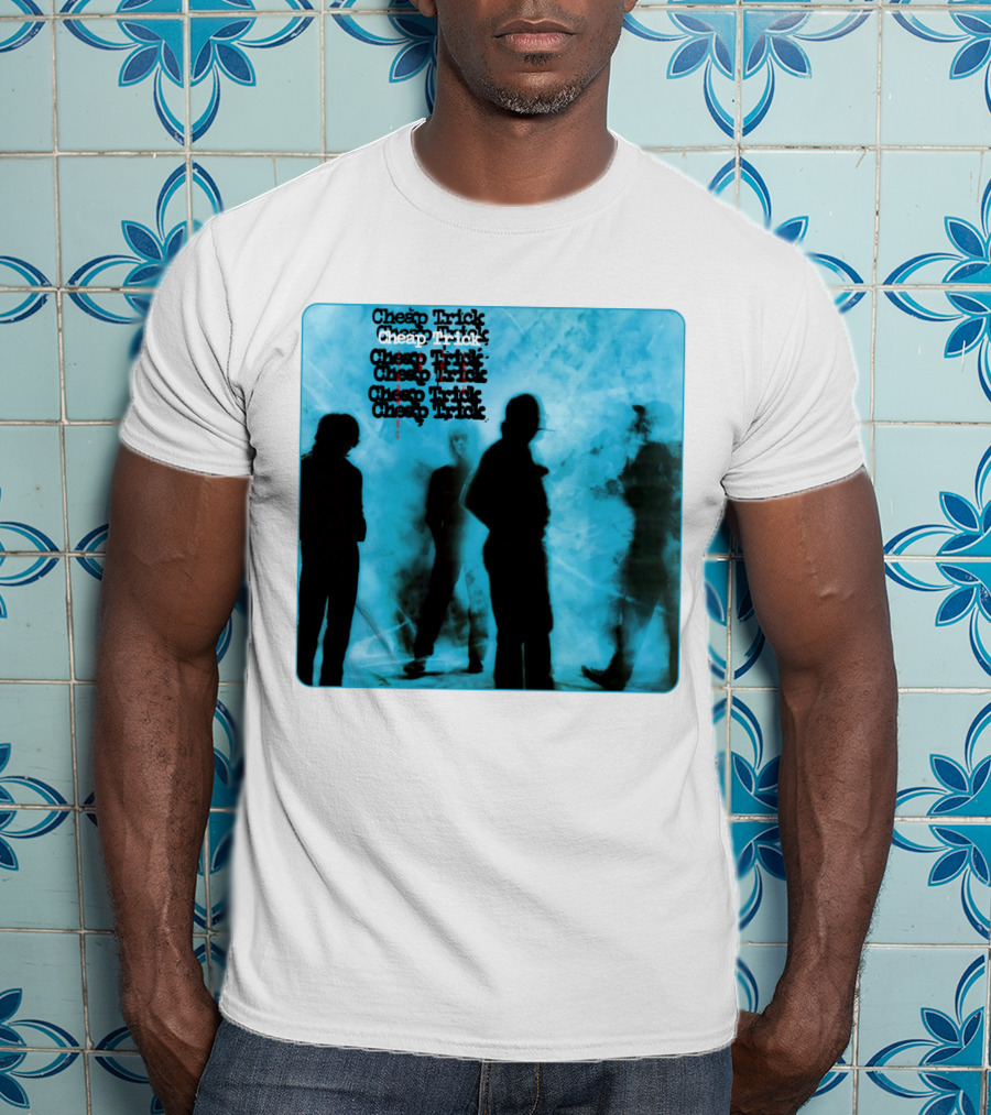 Cheap Trick Silhouettes Blue T-Shirt