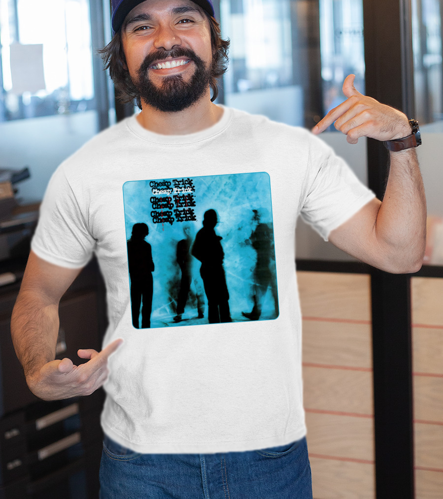 Cheap Trick Silhouettes Blue T-Shirt
