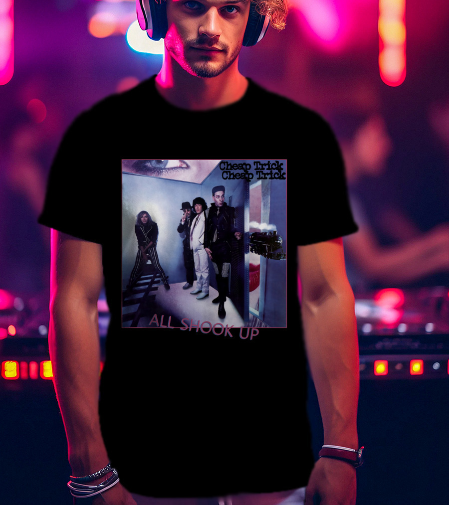 Cheap Trick All Shook Up Album Cover T-Shirt