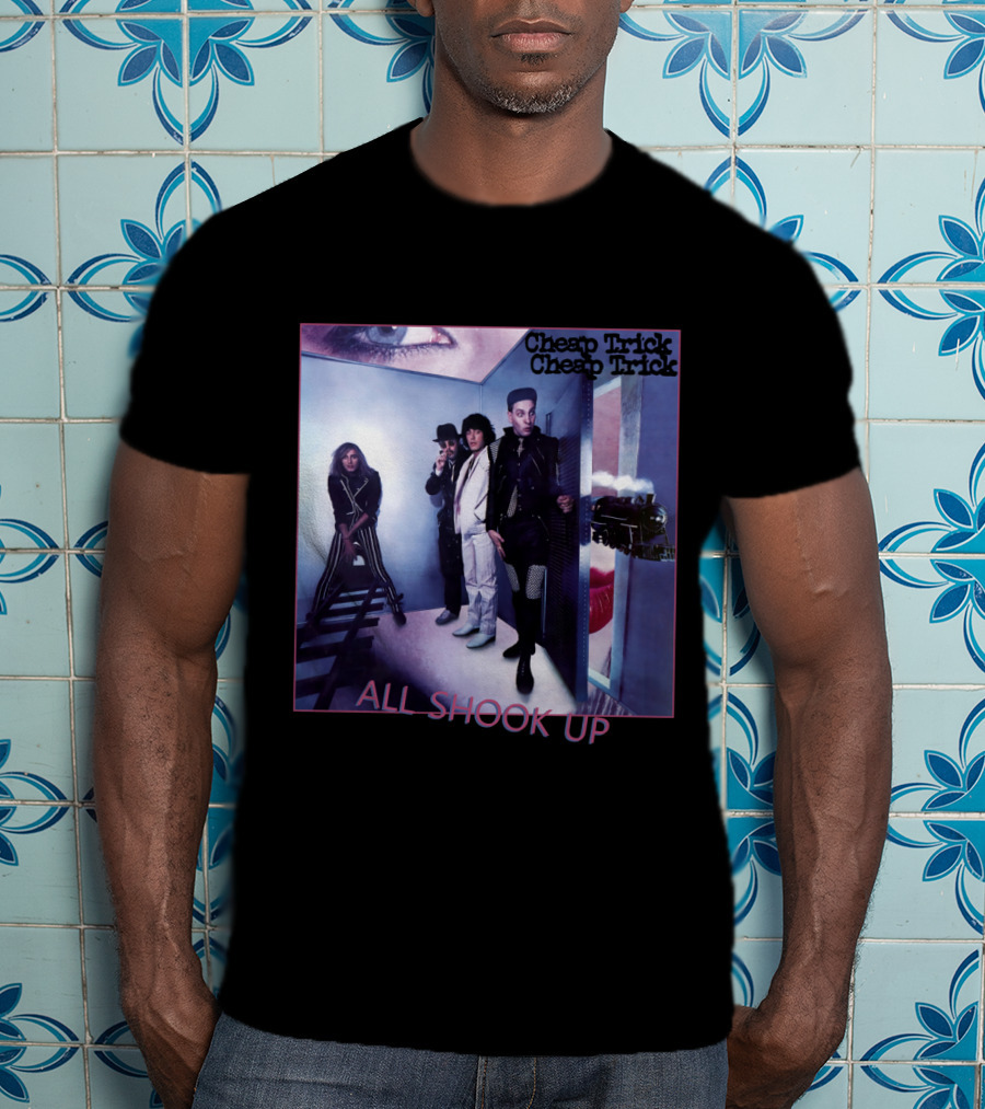 Cheap Trick All Shook Up Album Cover T-Shirt
