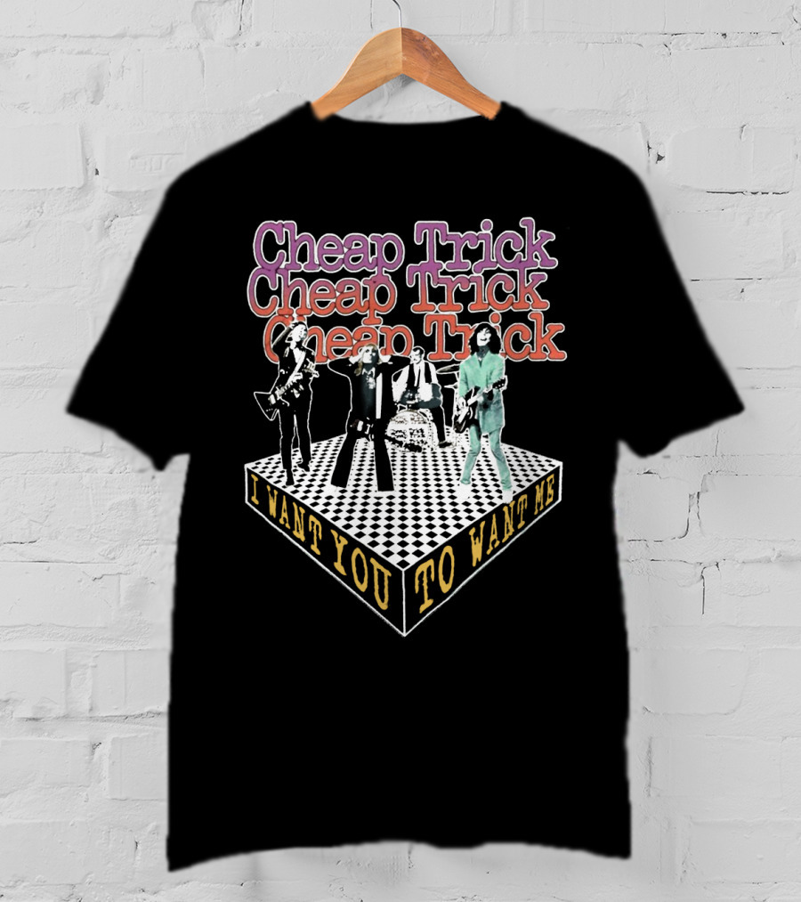 Cheap Trick I Want You To Want Me Retro Band Art T-Shirt
